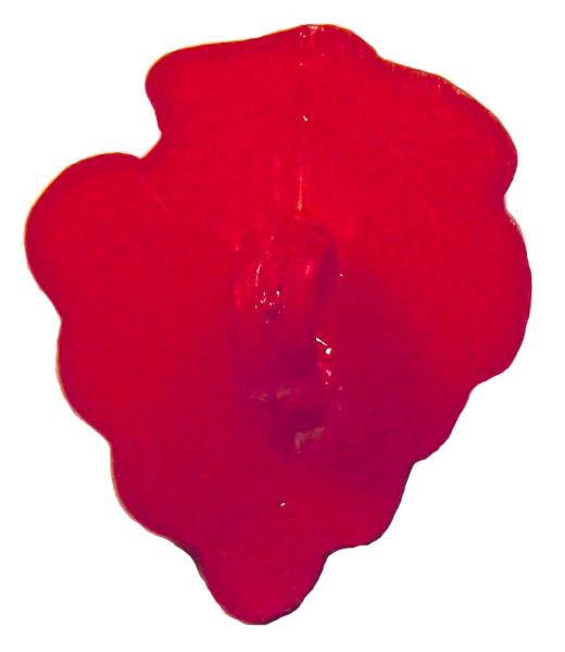 Bottone per bambini come uva in rosso 18 mm 0,47 inch